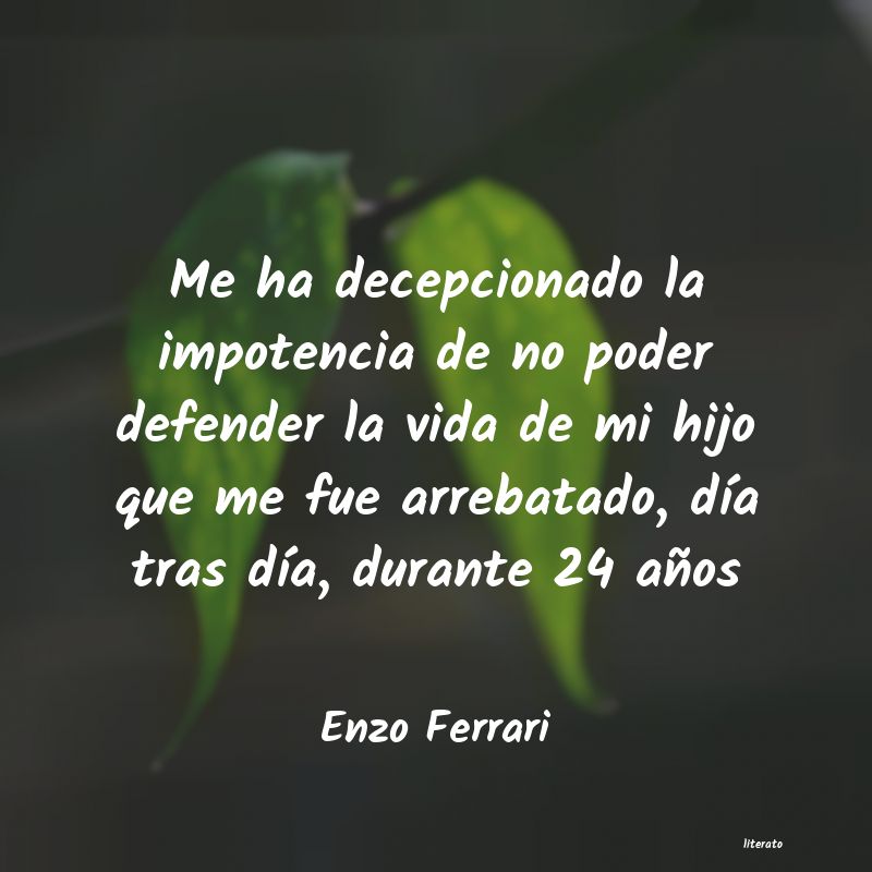 frases de Enzo Ferrari