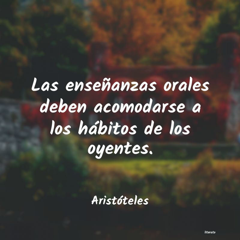 Frases de Aristóteles