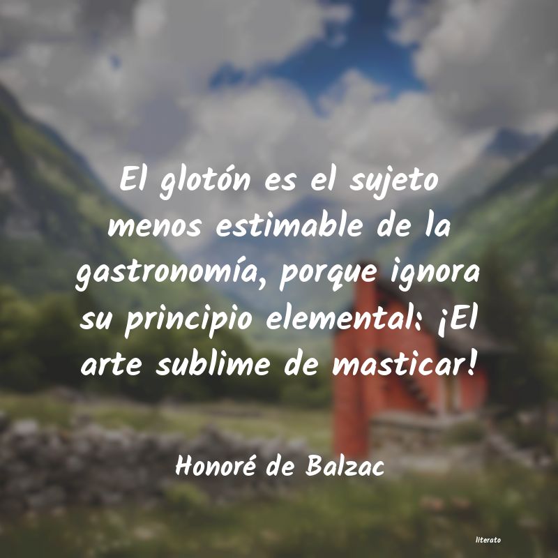 Frases de Honoré de Balzac