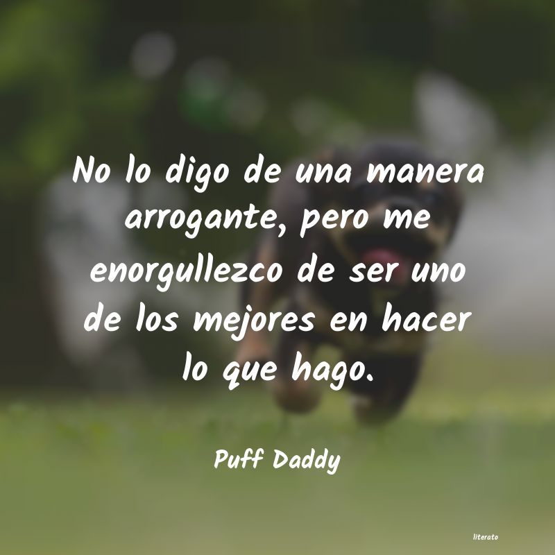 frases de Puff Daddy