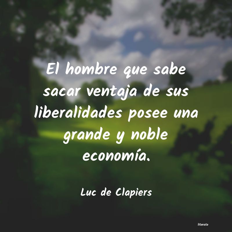 Frases de Luc de Clapiers