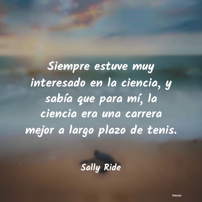 frases de Sally Ride