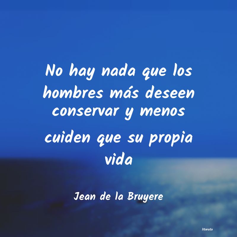 frases de Jean de la Bruyere