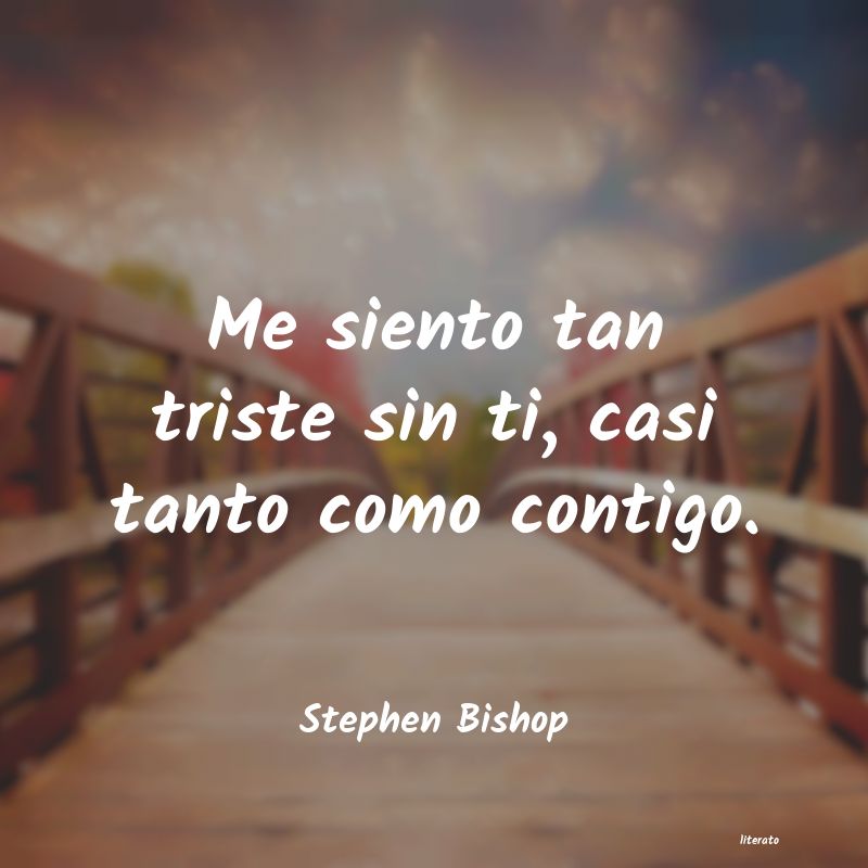 Frases de Stephen Bishop