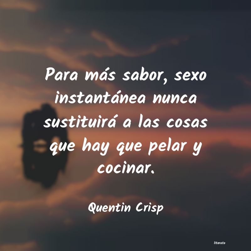 Frases de Quentin Crisp