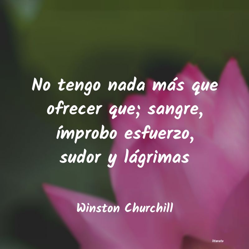frases de Winston Churchill
