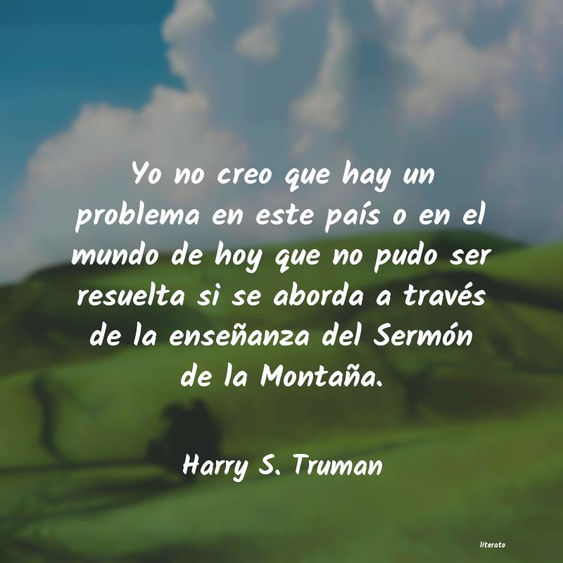 frases de Harry S. Truman