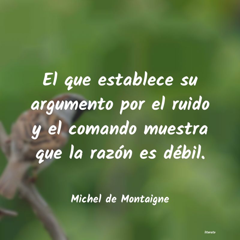 frases de Michel de Montaigne