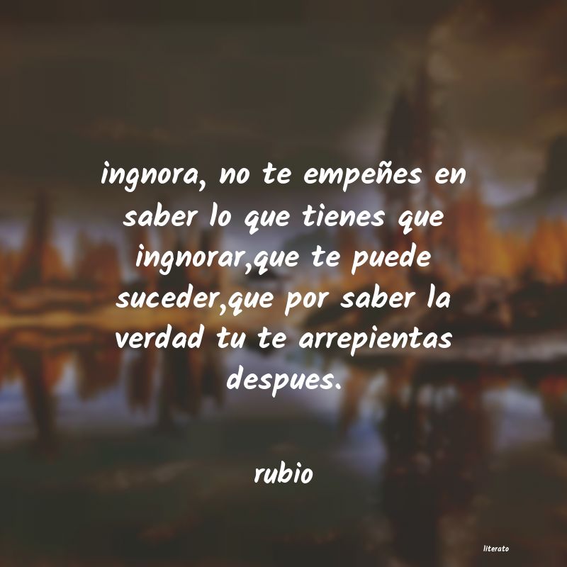 Frases de rubio