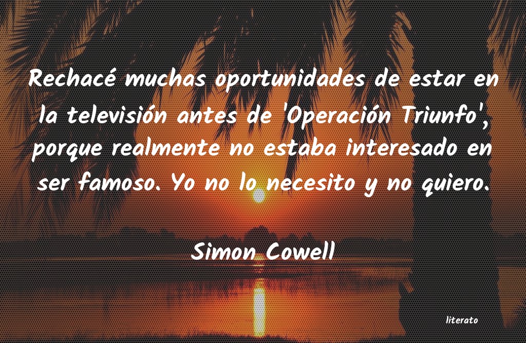 Frases de Simon Cowell