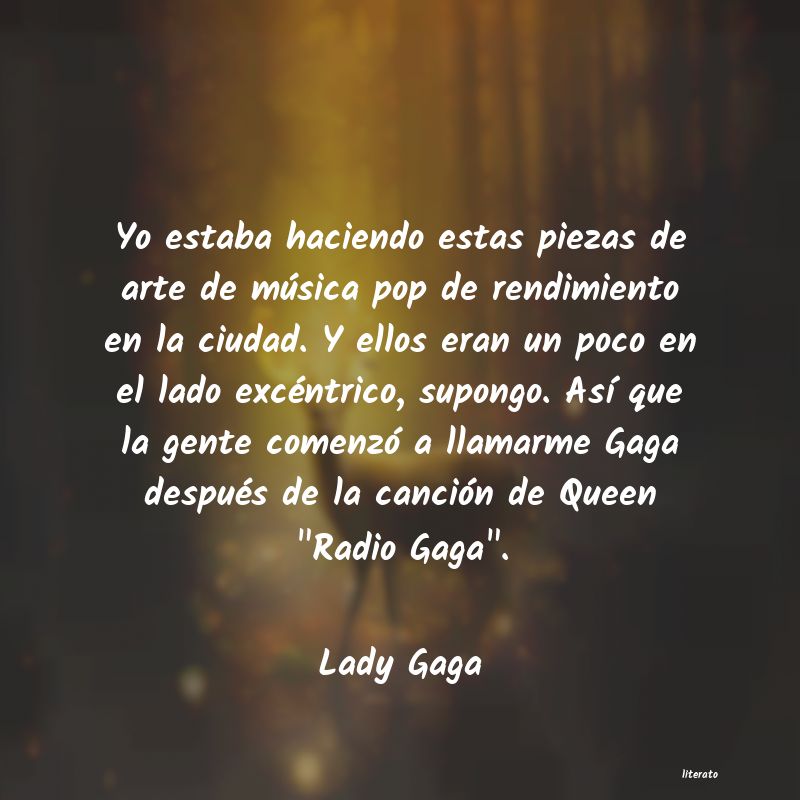 frases de Lady Gaga