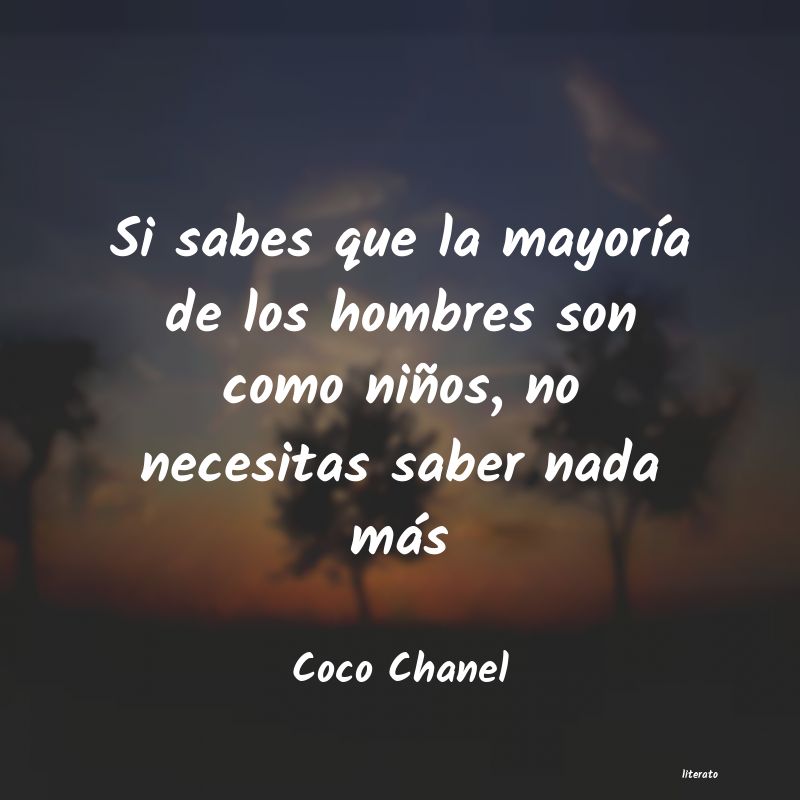 frases de Coco Chanel