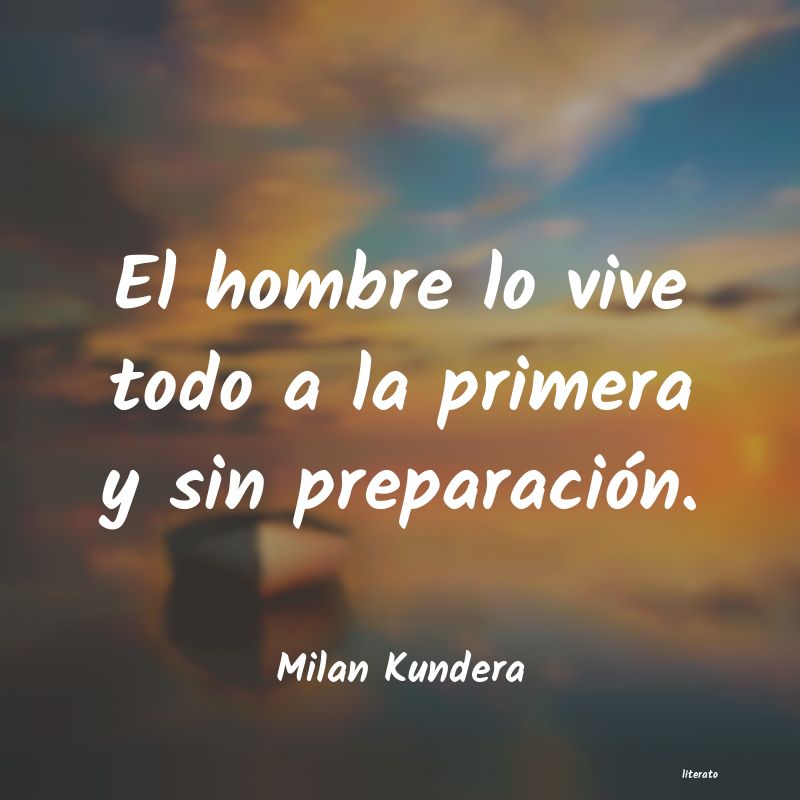 frases de Milan Kundera