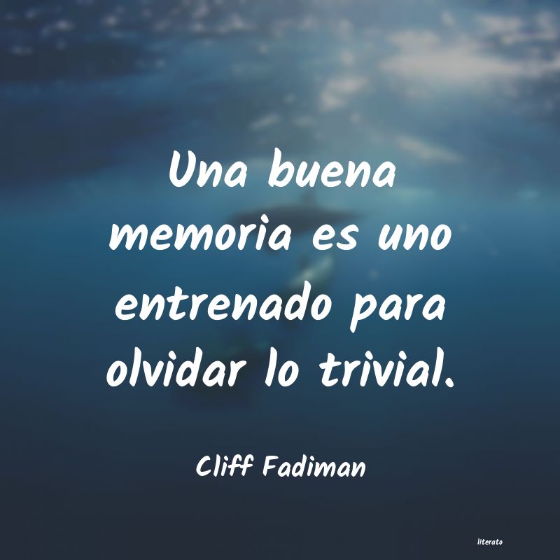 frases de Cliff Fadiman