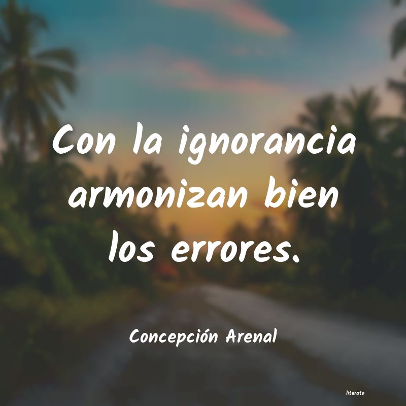 Frases de Concepción Arenal