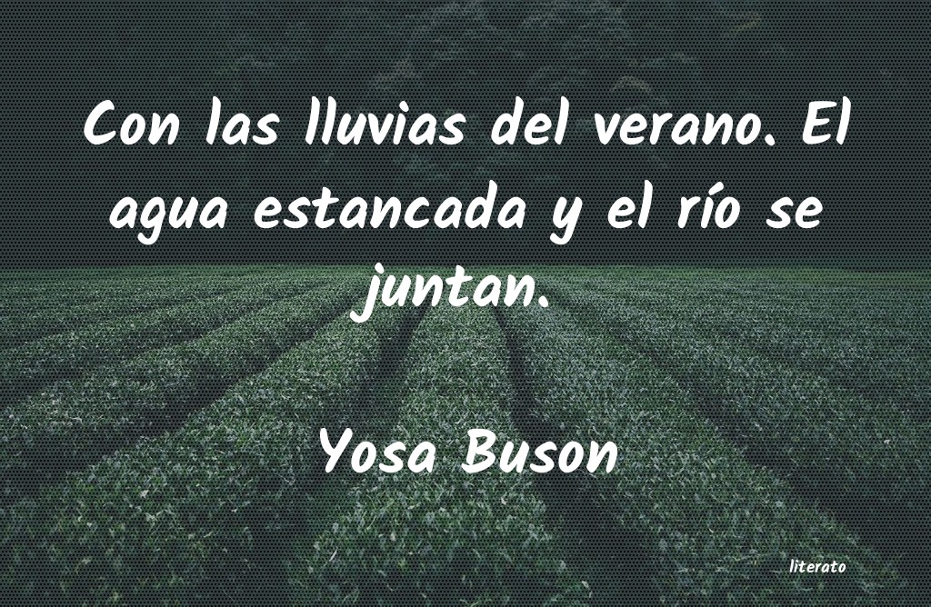 frases de Yosa Buson
