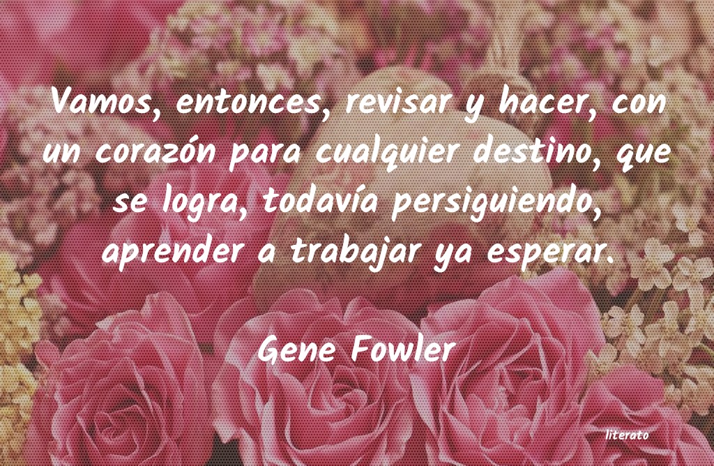frases de Gene Fowler