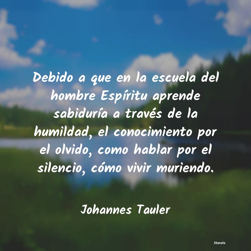 frases de Johannes Tauler
