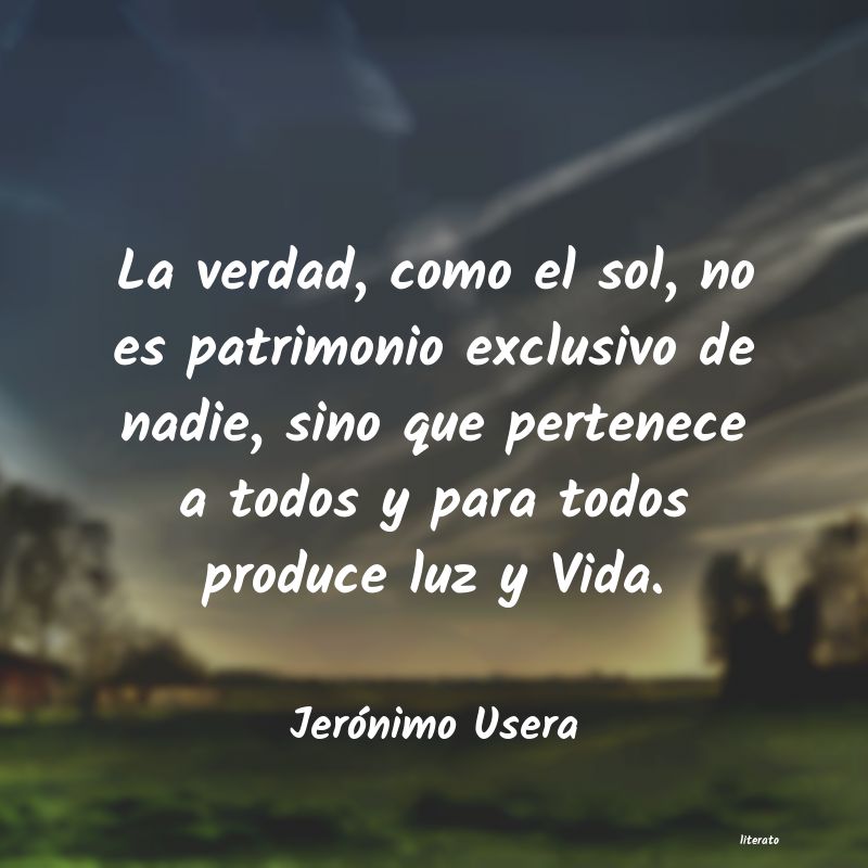 Frases de Jerónimo Usera