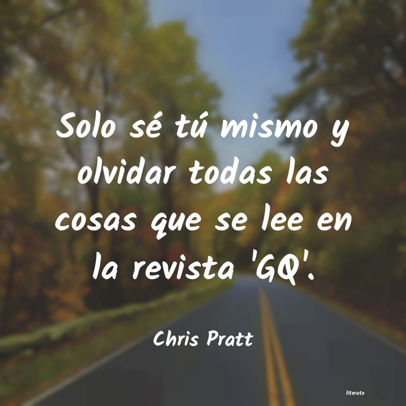 frases de Chris Pratt