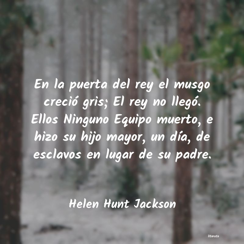 Frases de Helen Hunt Jackson