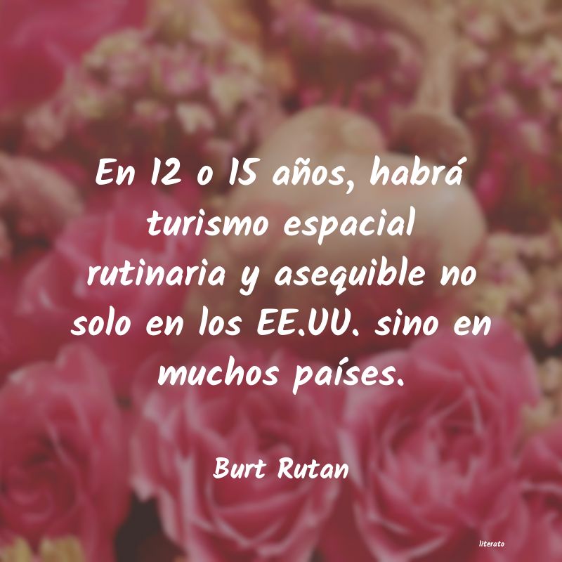 frases de Burt Rutan