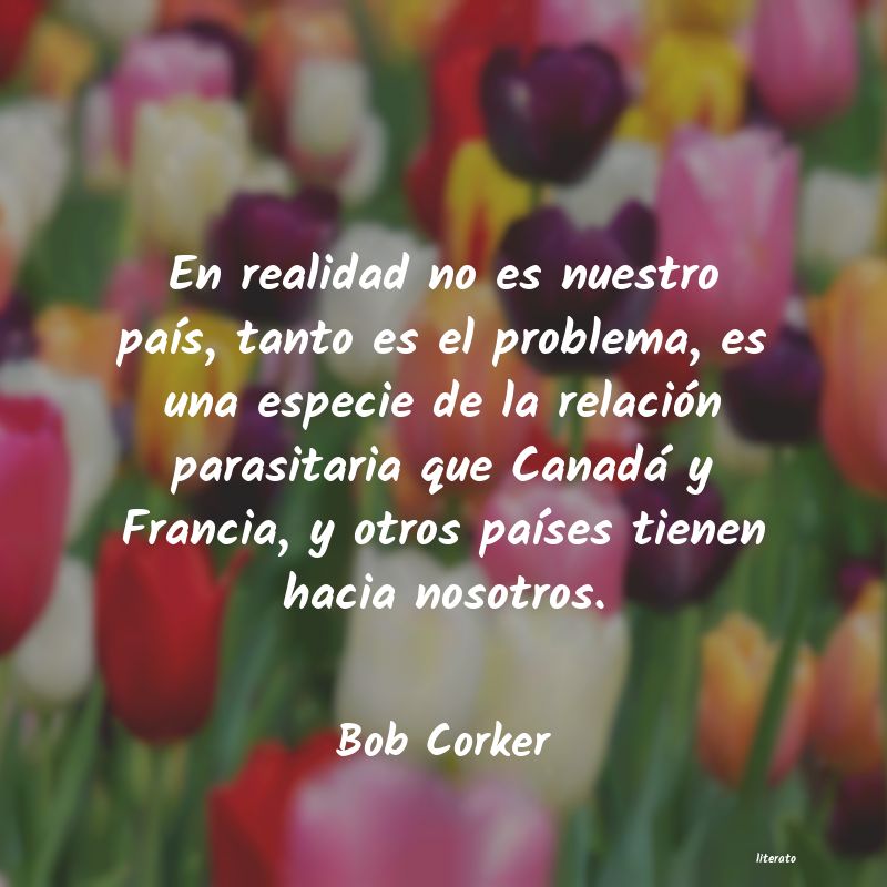 Frases de Bob Corker
