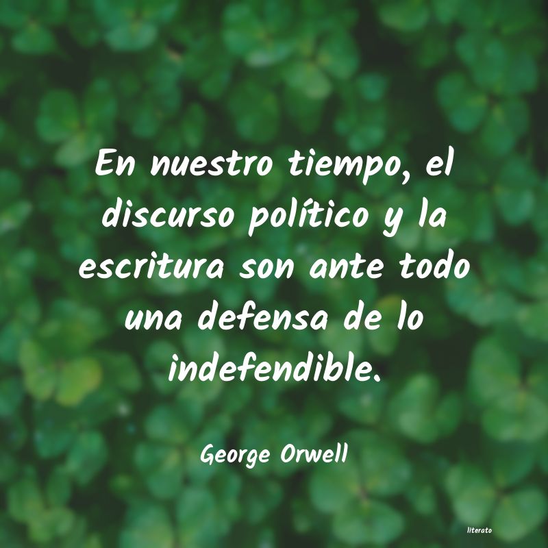frases de George Orwell