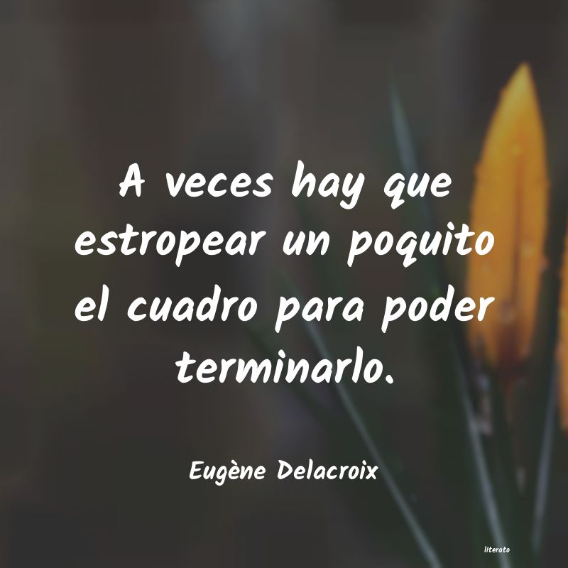 frases de Eugène Delacroix