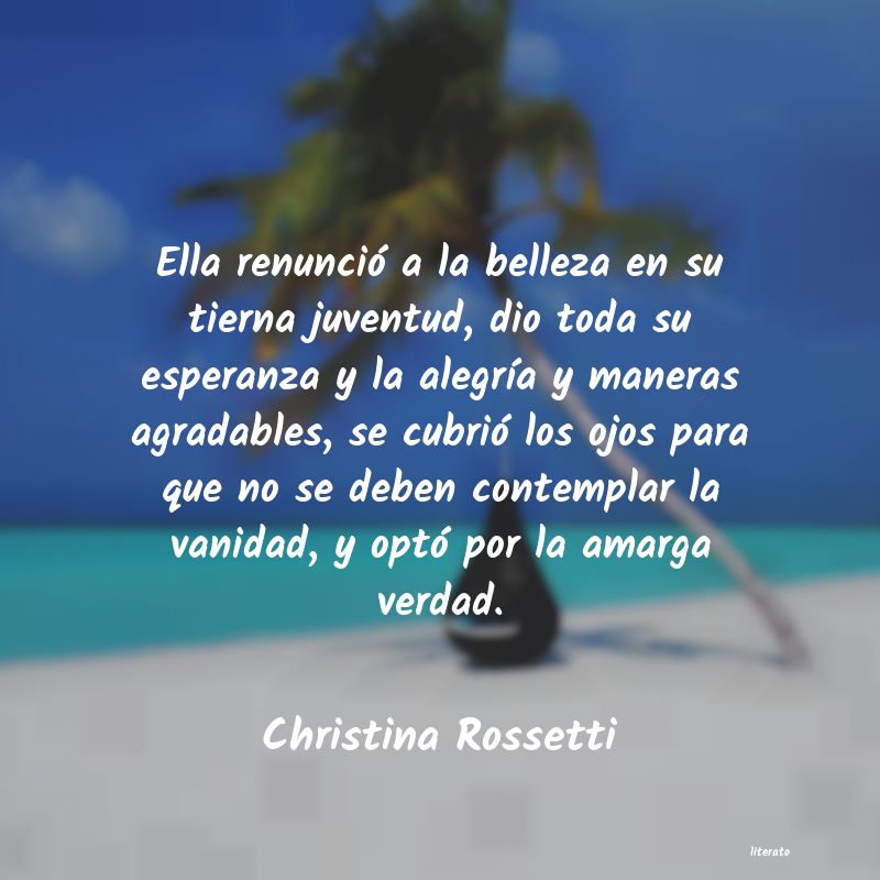 Frases de Christina Rossetti