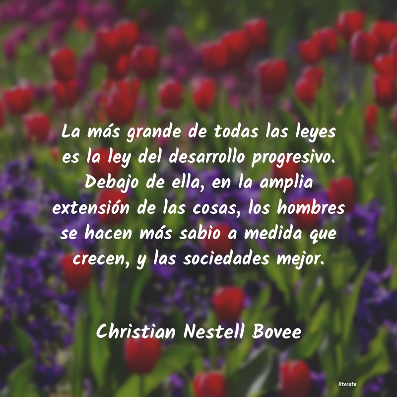 Frases de Christian Nestell Bovee