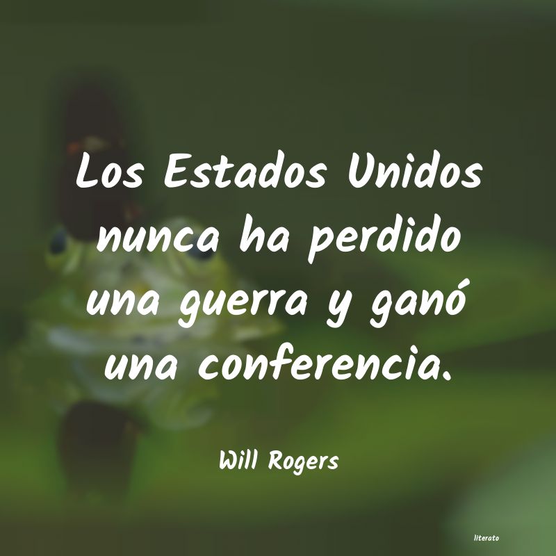 Frases de Will Rogers