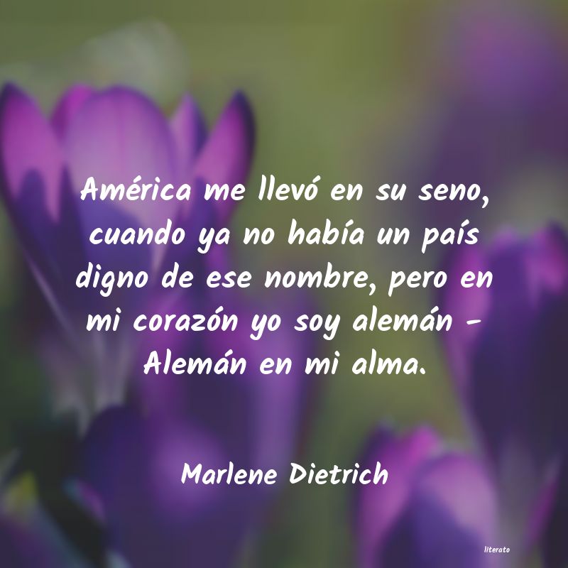 Frases de Marlene Dietrich