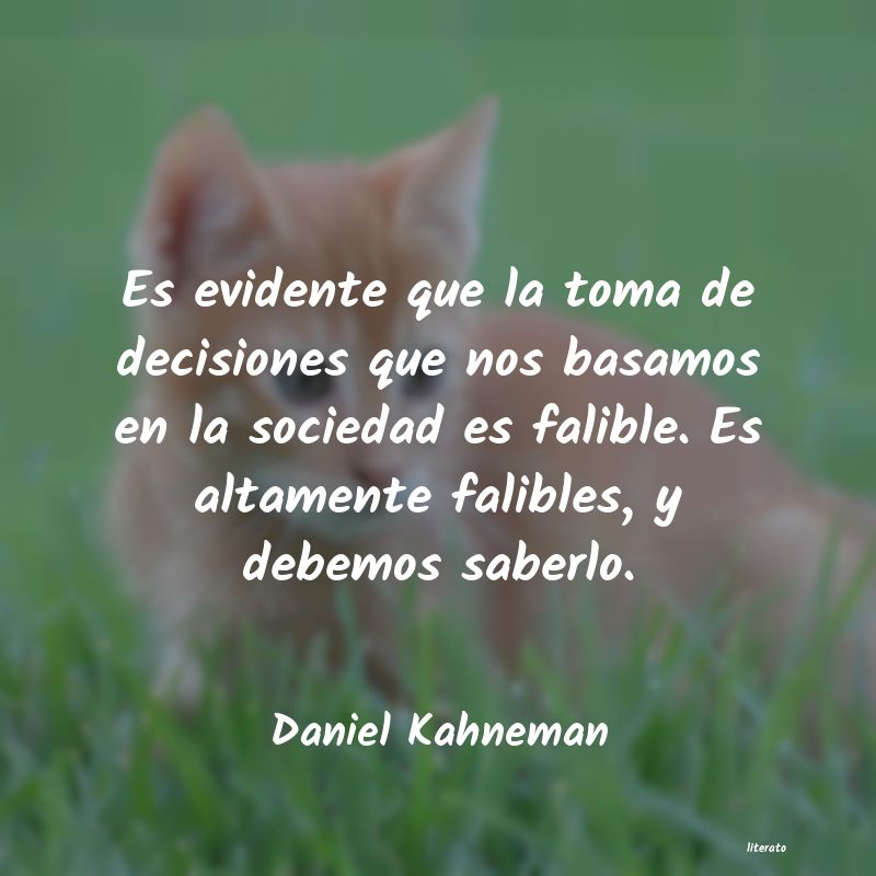 Frases de Daniel Kahneman