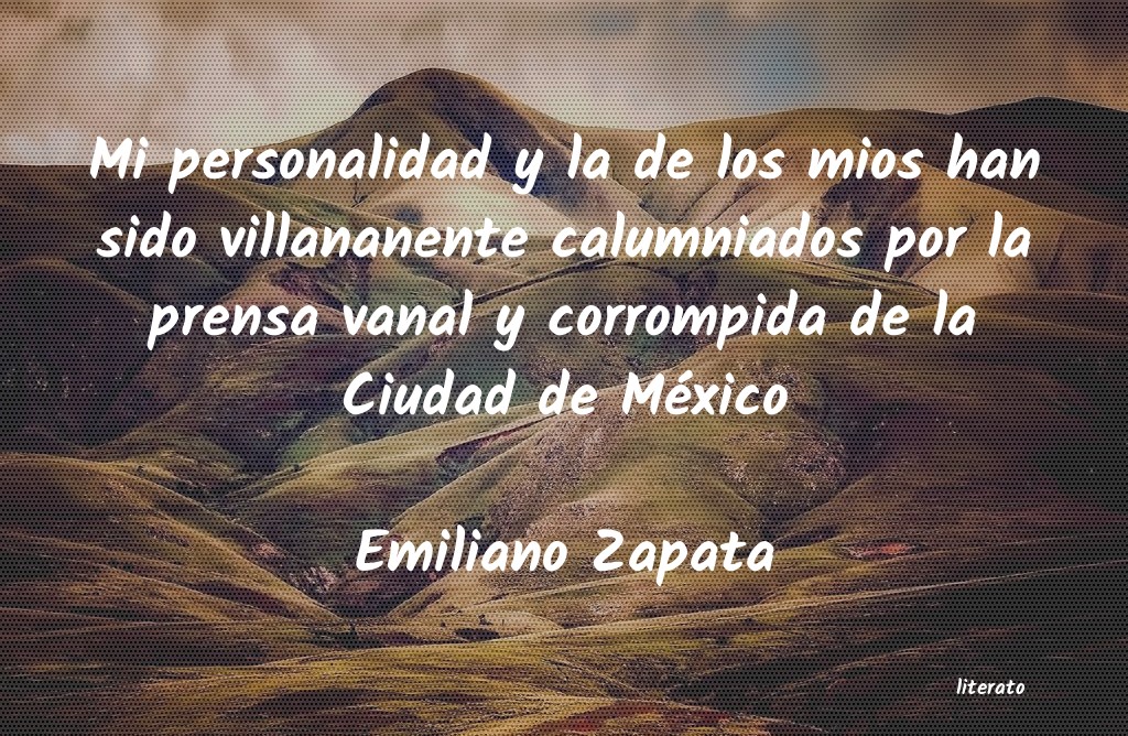 Frases de Emiliano Zapata