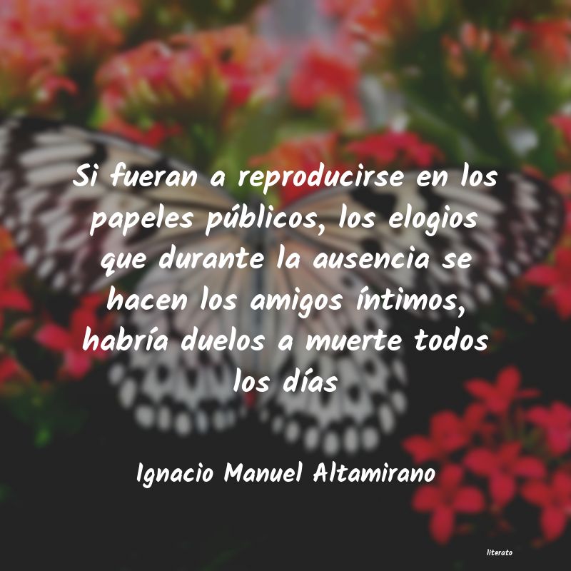 Frases de Ignacio Manuel Altamirano