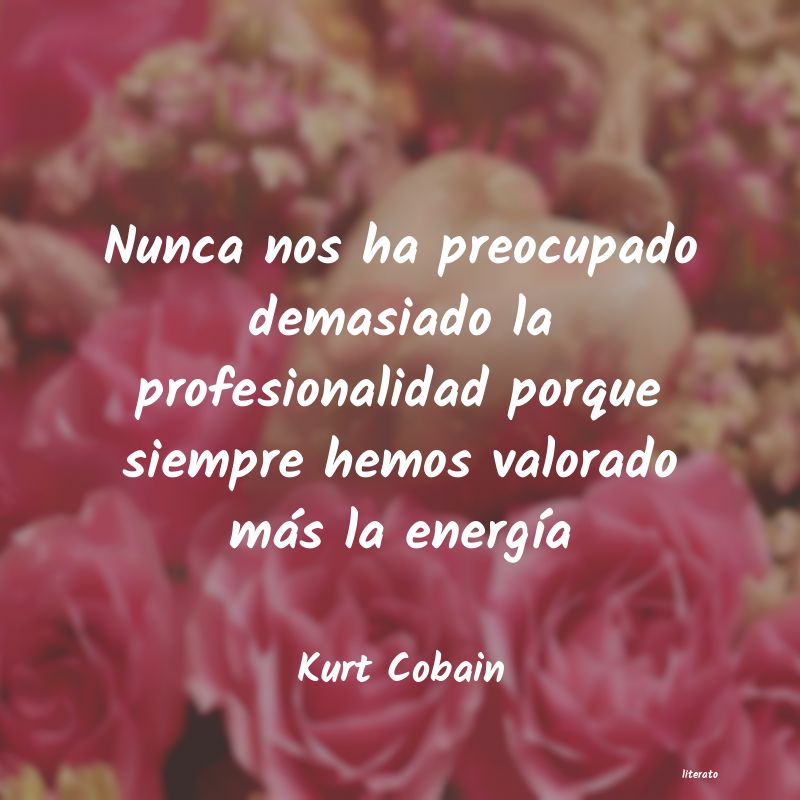 Frases de Kurt Cobain