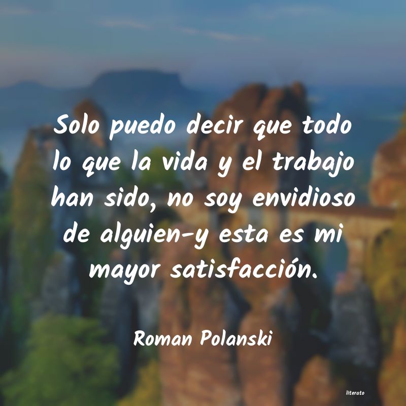 Frases de Roman Polanski