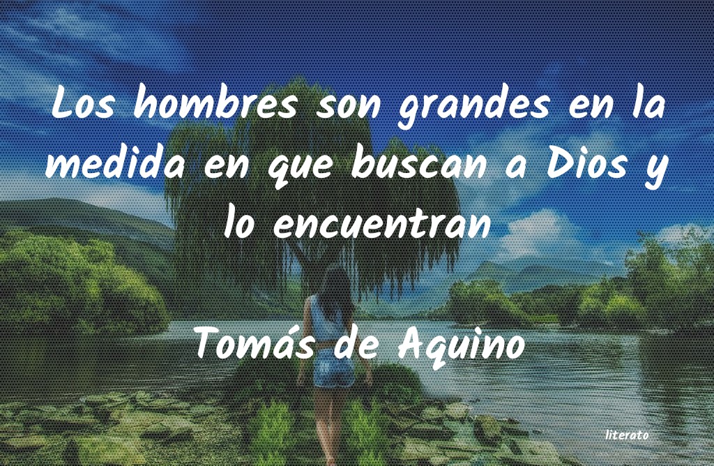 Frases de Tomás de Aquino