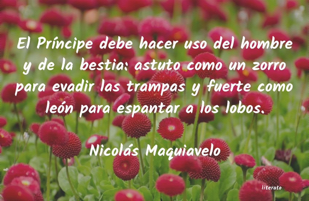 frases de Nicolás Maquiavelo