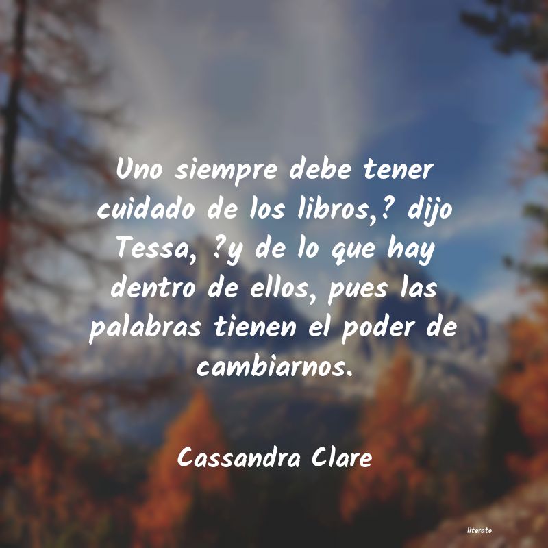 Frases de Cassandra Clare