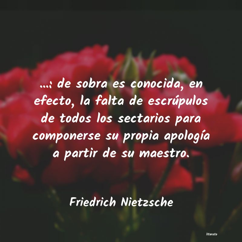 Frases de Friedrich Nietzsche