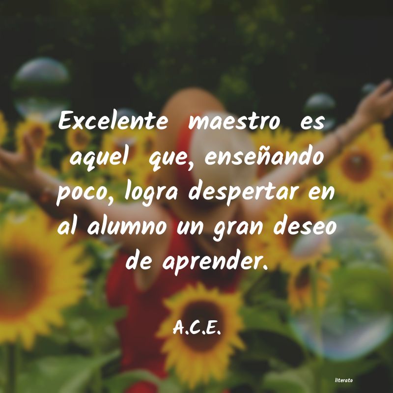 frases de A.C.E.