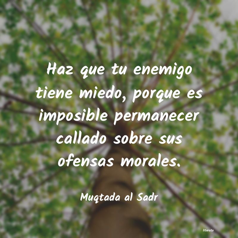 Frases de Muqtada al Sadr