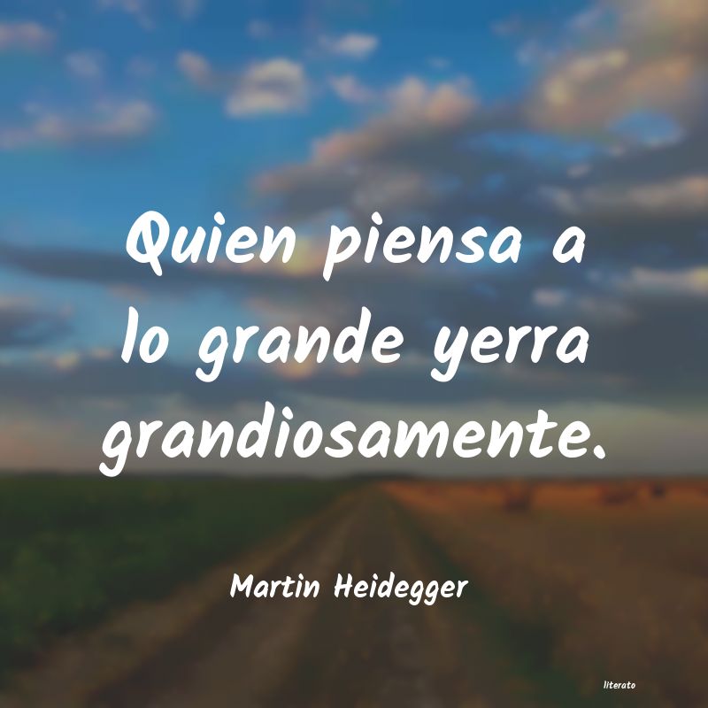 Frases de Martin Heidegger