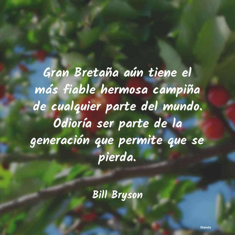 Frases de Bill Bryson