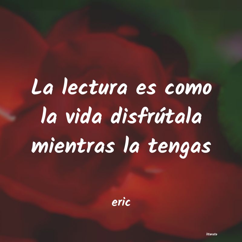 Frases de eric