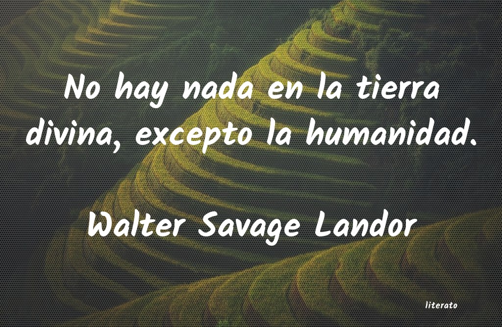 frases de Walter Savage Landor