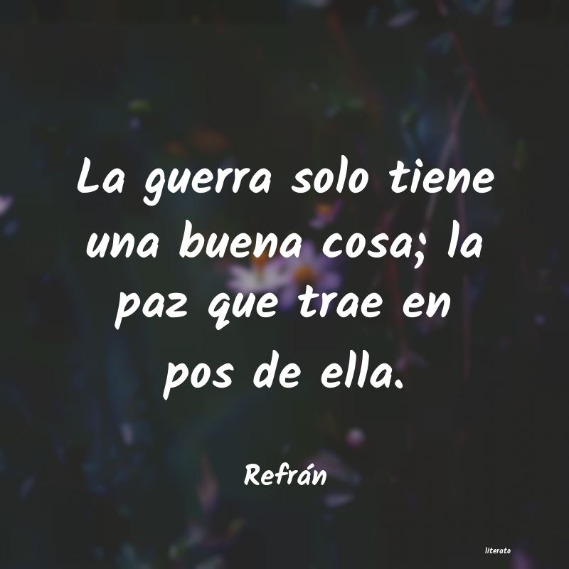 Frases de Refrán