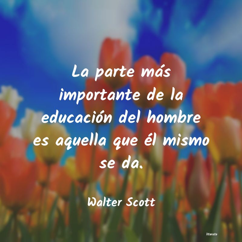 frases de Walter Scott